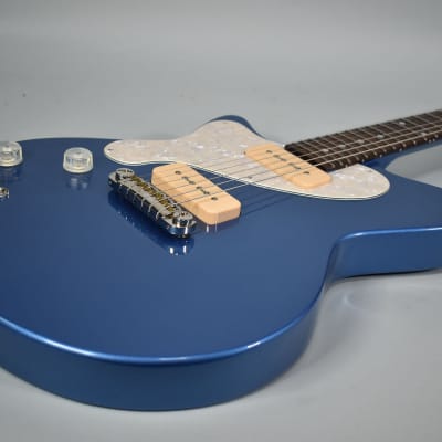 Koll Junior Glide Special Lake Placid Blue Left-Handed Electric Guitar w/OHSC image 6