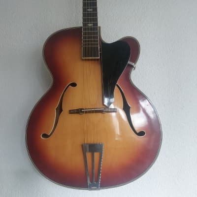 Musima German DDR Vintage Archtop Jazzguitar from 1962 image 21
