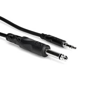 Hosa - CMP-105 - 1/4 inch TS to 3.5 mm TRS Mono Interconnect Cable - 5 ft. image 2