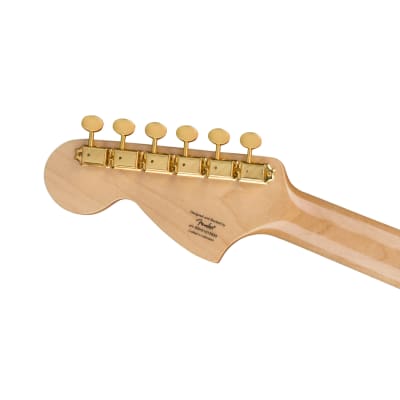 Squier 40th Anniversary Stratocaster Gold Edition - Ruby Red Metallic image 7
