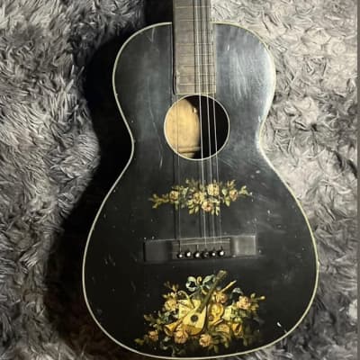 Beautiful 1930s Project Guitar! (Vintage Parlor- With Case) image 1