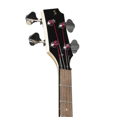 Stagg Electric Bass Guitar Silveray Series "P" Model - SVY P-FUNK BLK image 5