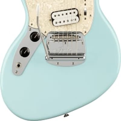 Fender Kurt Cobain Jag-Stang Electric Guitar. Left-Hand, Rosewood Fingerboard, Sonic Blue image 2