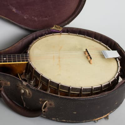 Vega  Little Wonder Special Tenor Banjo (1931), ser. #96029, original black hard shell case. image 16