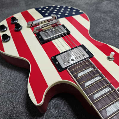 Gibson Custom Shop Art & Historic Stars and Stripes American Flag Les Paul Standard USA 911 Tribute image 12