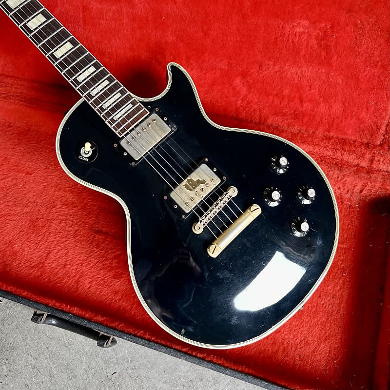 Greco EG-600 Custom 1987 Black beauty original vintage MIJ Fuji Gen Les paul  single cut Japan EGC | Reverb