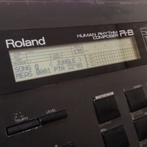 Roland R8 Human Rhythm Composer LCD display | Reverb