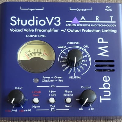 ART Tube MP Studio V3 Tube Microphone Preamp