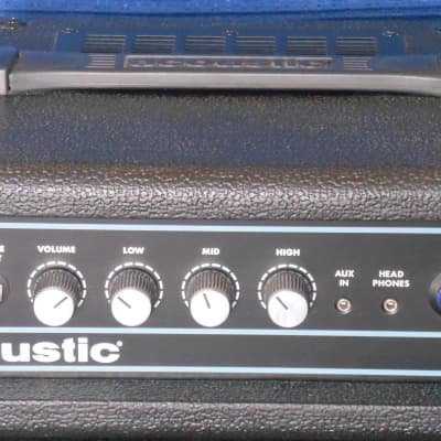 Rare Acoustic 260 Mini Bass Stack, 100 Watts, Excellent Condition, Pick Up Only Mid 2000's image 2