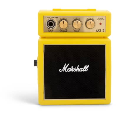 Marshall MS-2 Micro Amp in Yellow for sale