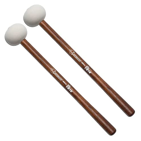 Vic Firth MB4H Hard Felt Marching Bass Mallet- Extra Lg Head image 1
