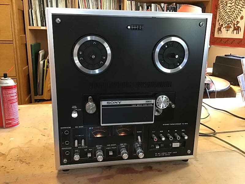 SONY TC-640 reel-to-reel tape machine from 1971—1/4 track  stereo—7.5/3.75ips—7inch—SOS & echo