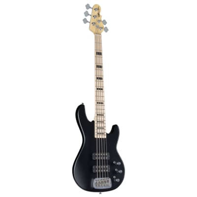 G&L Tribute L-2500 MN Black Frost - 5-String Electric Bass for sale