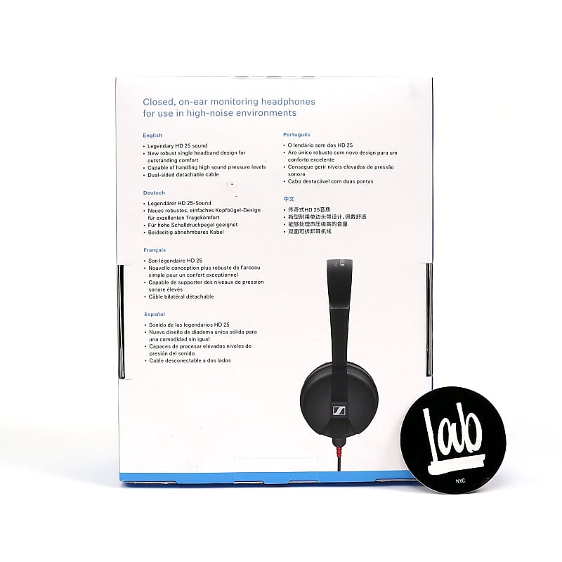 Sennheiser: HD25 - DJ / Studio Headphones (Straight Cable) —