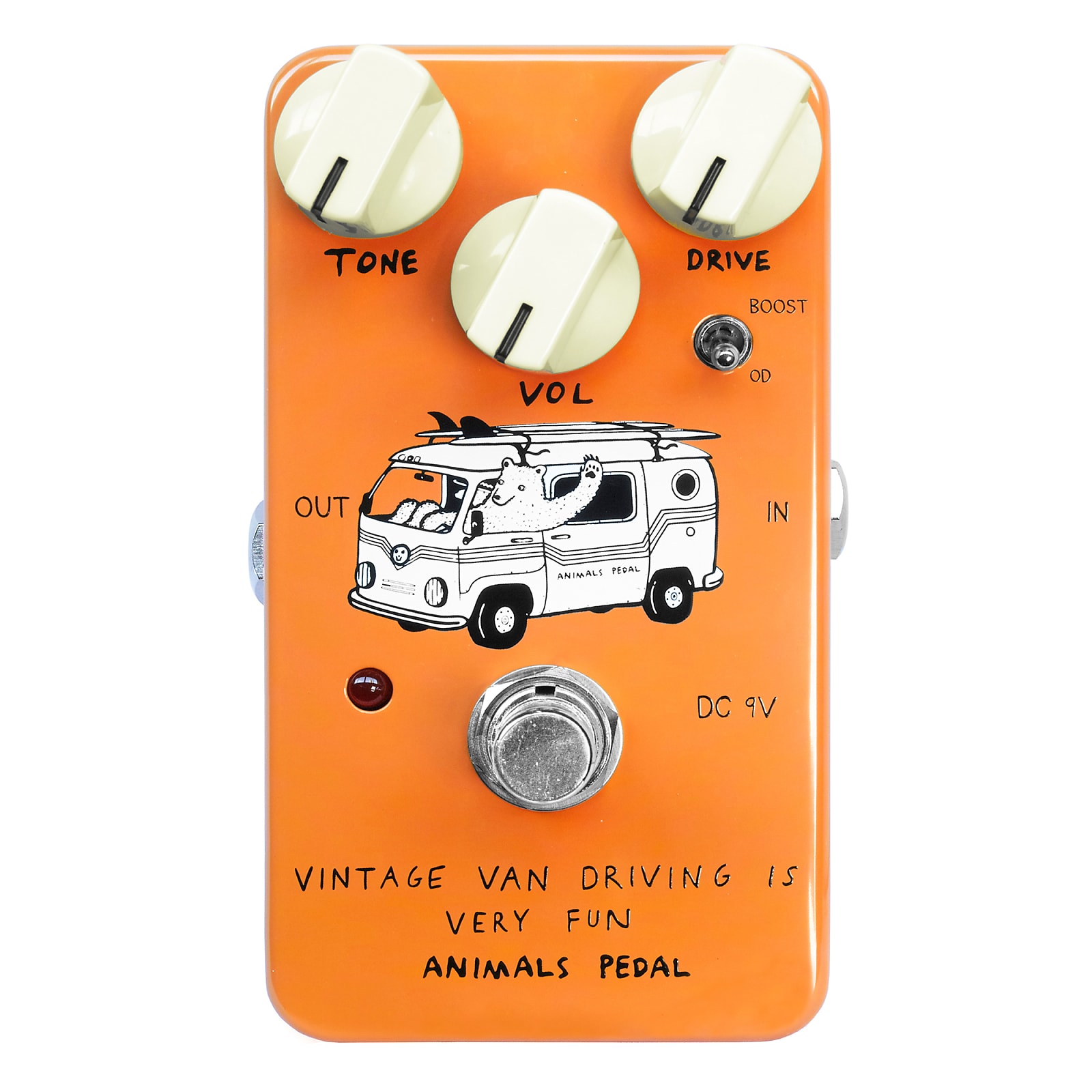 Animals Pedal Vintage Van Driving Is Very Fun Overdrive V1 | Reverb