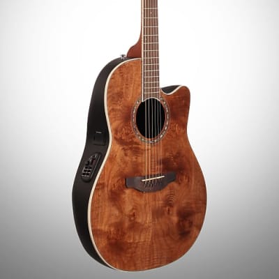 Ovation CS24P-NBM Celebrity Plus Mid-Depth Selected Figured Top 6-String Acoustic-Electric Guitar image 9