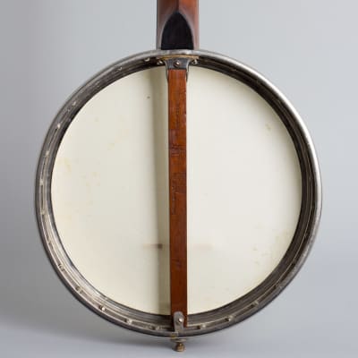 Libby Brothers 5 String Banjo (1895), ser. #66, black hard shell case. image 4
