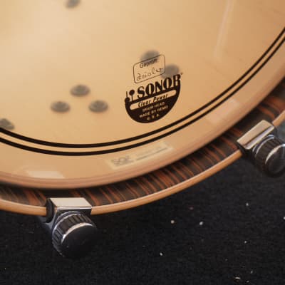 Sonor Germany  SQ2 3pc Bop Maple Shell Pack with 16'' Bass drum Ebony Veneer Semi Gloss |10”/14"/16" image 10