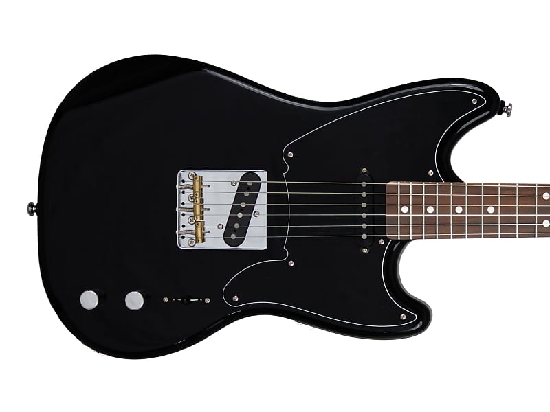 Rosenow Rapid Line 25.5" - Black - Blackwood Tek -  Offset Body Electric Guitar image 1