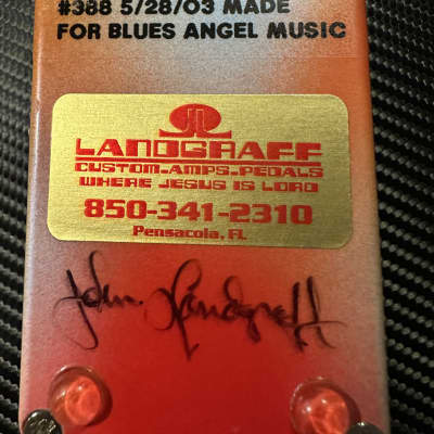 Landgraff Dynamic Overdrive Pedal 1999 - 2015 Signed by John Landgraff |  Reverb