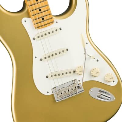 [PREORDER] Fender Lincoln Brewster Signature Stratocaster Electric Guitar, Maple FB, Aztec Gold image 4