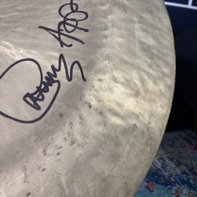 Wuhan Carmine Appice's 22" (21.5") China Cymbal, Autographed!! (#5) image 12