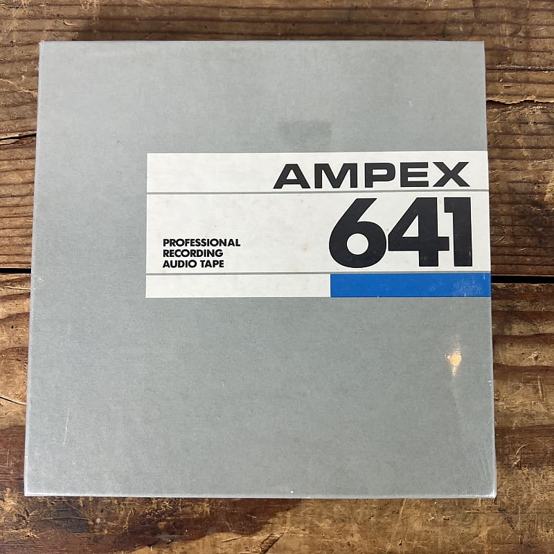 Ampex 641 7” Reel tape sealed Free Shipping
