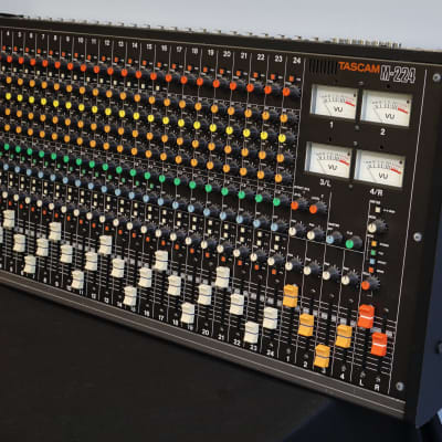 Tascam M-224 80's Vintage 24 Channel Analogue Mixer - 240V