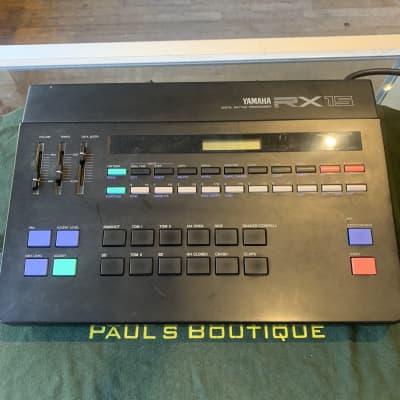 Yamaha RX15 Digital Rhythm Programmer 1980s - Black