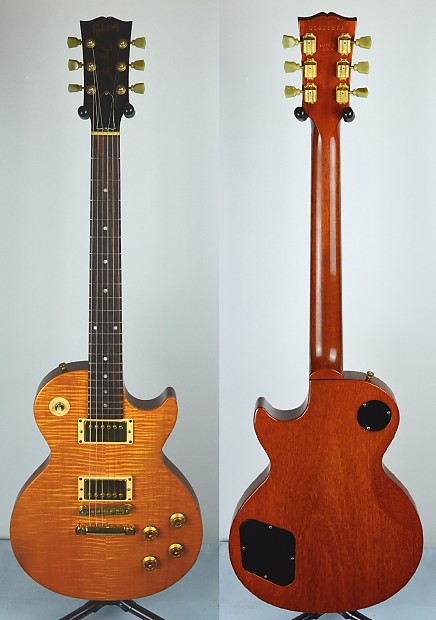 Gibson les paul special Junior Plus Flam Top 2001 Amber Burst | Reverb