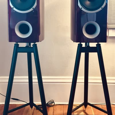 Triangle Theta Hifi (Pair) + Solid Steel Stands image 1