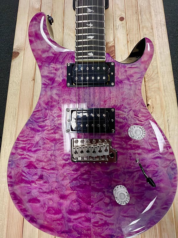 PRS SE Custom 24 quilt top 2024 - Violet | Reverb