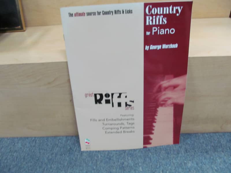 Country Riffs for Piano by George Wurzbach | Reverb