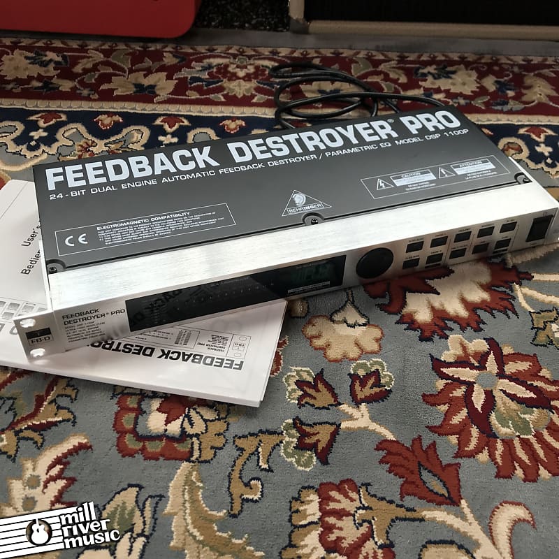 Behringer FB-D Feedback Destroyer Pro DSP 1100P - Used, with Manual