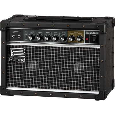Roland JC-22 Jazz Chorus 30W 2x6.5 Guitar Combo Amplifier Regular Black image 8