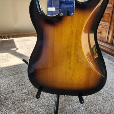 Fender Squier Super Stratocaster Hard Tail 2020s - Tobacco burst image 3