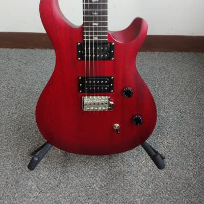 New PRS Paul Reed Smith SE CE 24 Standard Satin Electric Guitar - Vintage Cherry with PRS Gigbag for sale