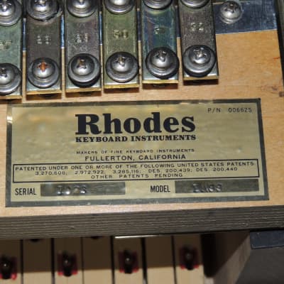 Rhodes Piano Bass 1972 [Three Wave Music] image 7