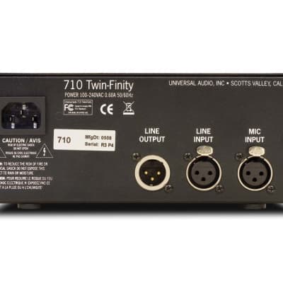 Universal Audio 710 Twin-Finity Single Channel Tube/FET Preamp and DI image 5
