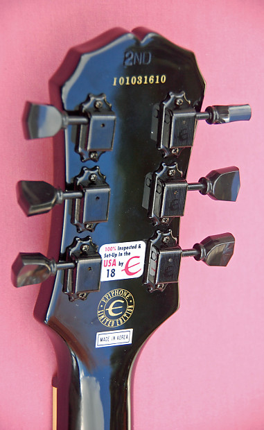 Epiphone Les Paul Standard Limited Edition Korea Black Quilt