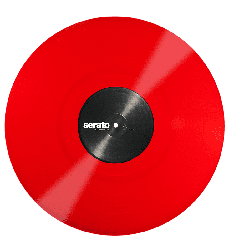 Serato Performance Series Official Control Vinyl 2xLP in Red | Reverb