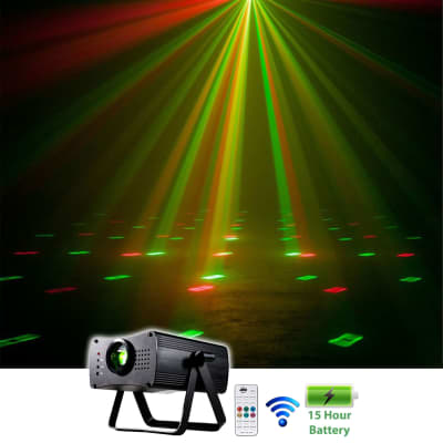 American DJ ANI MOTION 20W Red/Green Compact Laser Effects Light+Wireless Remote image 1