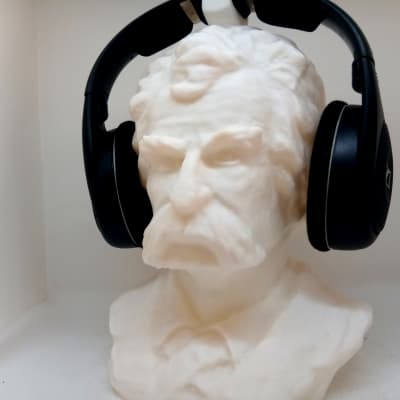 Mark Twain Headphone Stand! Headset Holder Rack, Hanger Bust. Hip Hop/Audio/Beat Home Recording/PC image 5