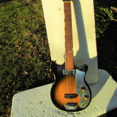 Zim Gar Model J-2 Guitar,  1960's ,  Made In Japan,   Sunburst Finish,   Sounds Great image 1