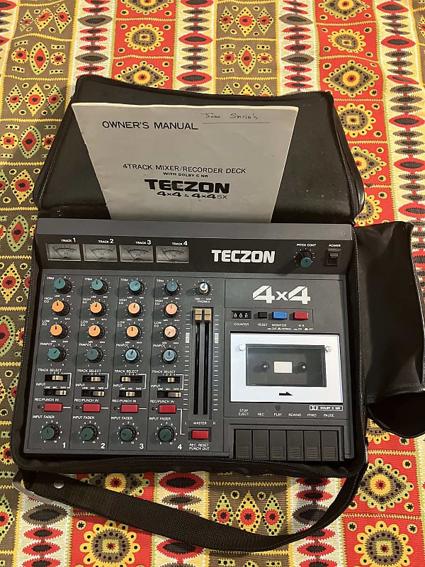 super rare TECZON 4x4 (JHS) Portastudio Cassette Tape Multitrack