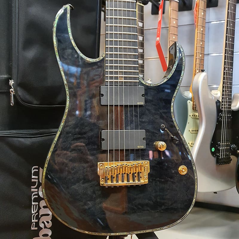【中古】Ibanez Iron Label RGIX27FEQM-TG Used Ibanez RGIX27FEQM RG IRON LABEL 7 STRING QUILT TOP