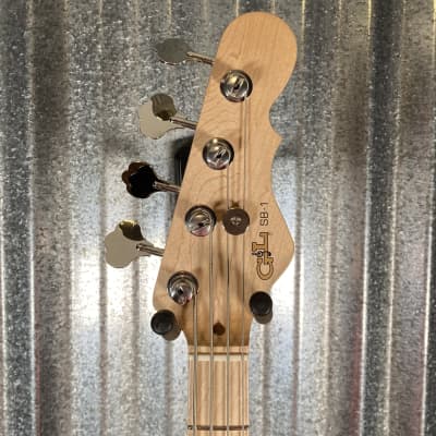G&L USA BTO SB-1 4 String Bass Turquoise & Bag #0147 image 4