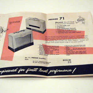 1959 Premier/Sorkin amp and guitar catalog image 5