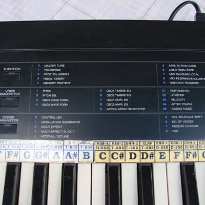 Korg DS-8 Vintage 61 Key Keyboard 1987 Black image 4