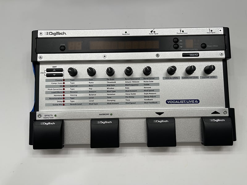 Digitech Vocalist Live 4 Harmony Multi Vocal Effect